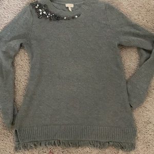 Logo Lavish gray sweater